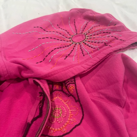 Vintage Lucky Zip-Up Sweatshirt with hand-stitching - Picture 8 of 8